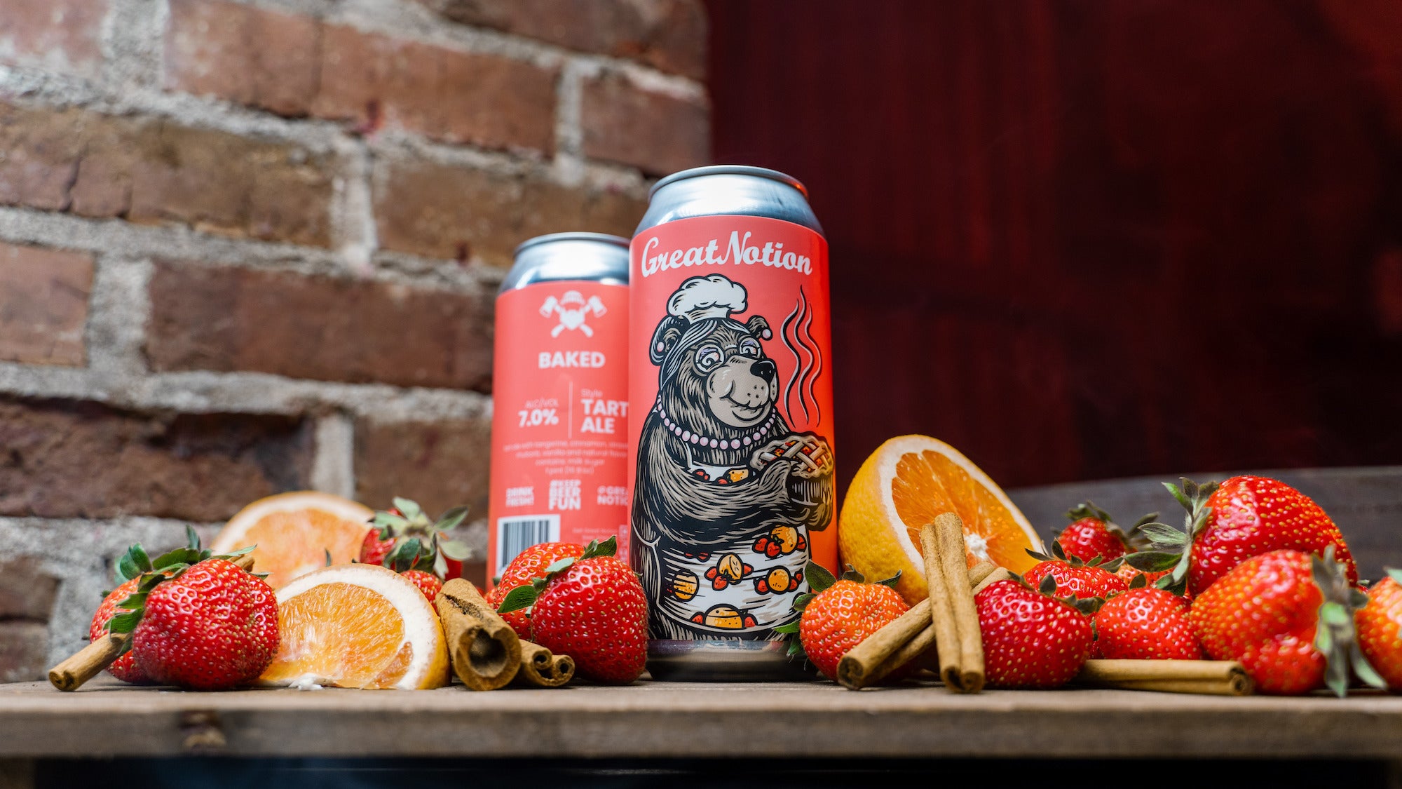 Baked (Strawberry, Orange, Rhubarb)