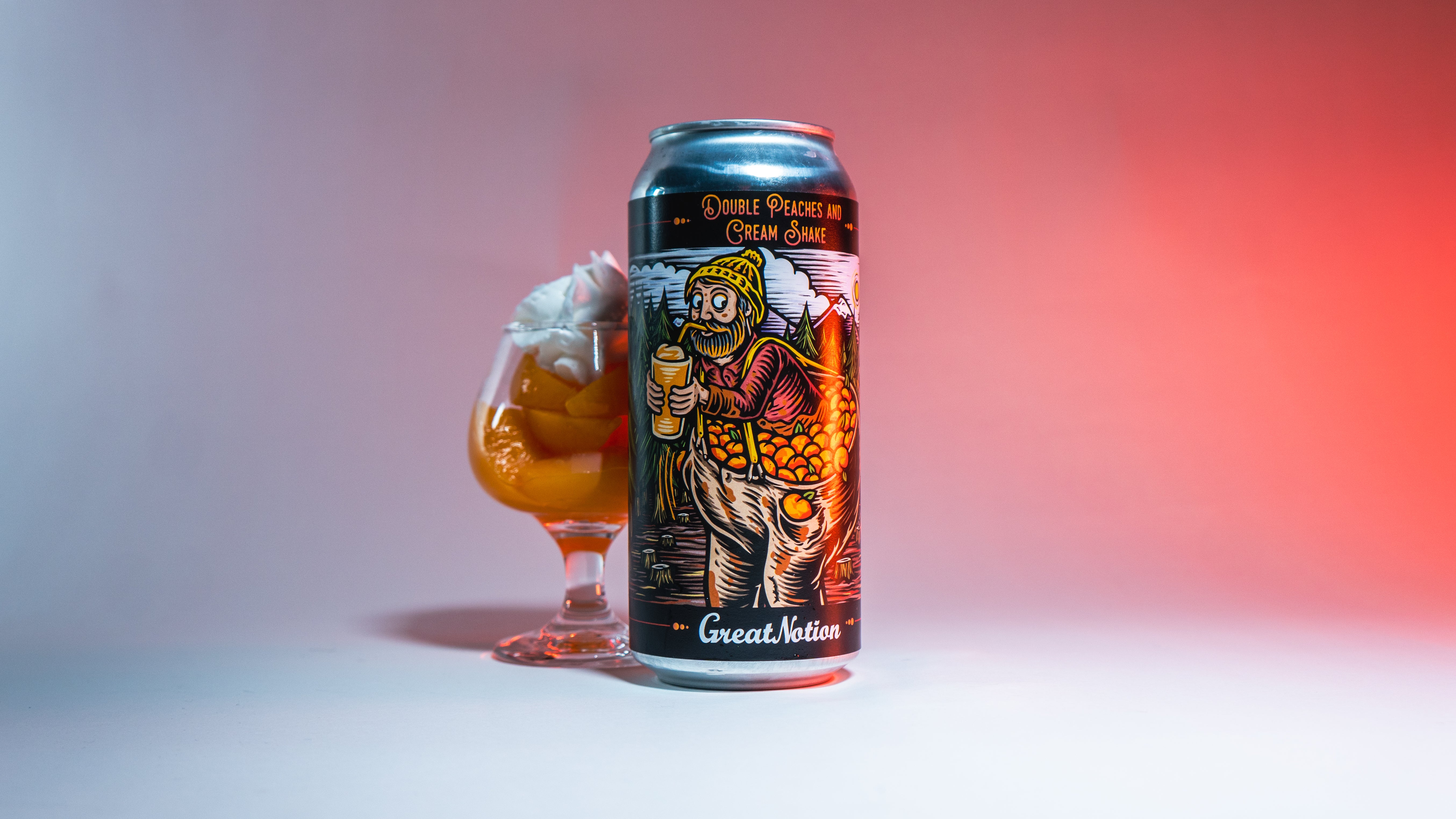 Double Peaches and Cream Shake