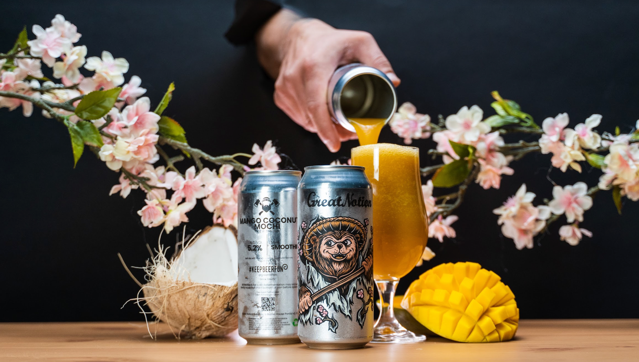 Mango Coconut Mochi Fruit In The Can