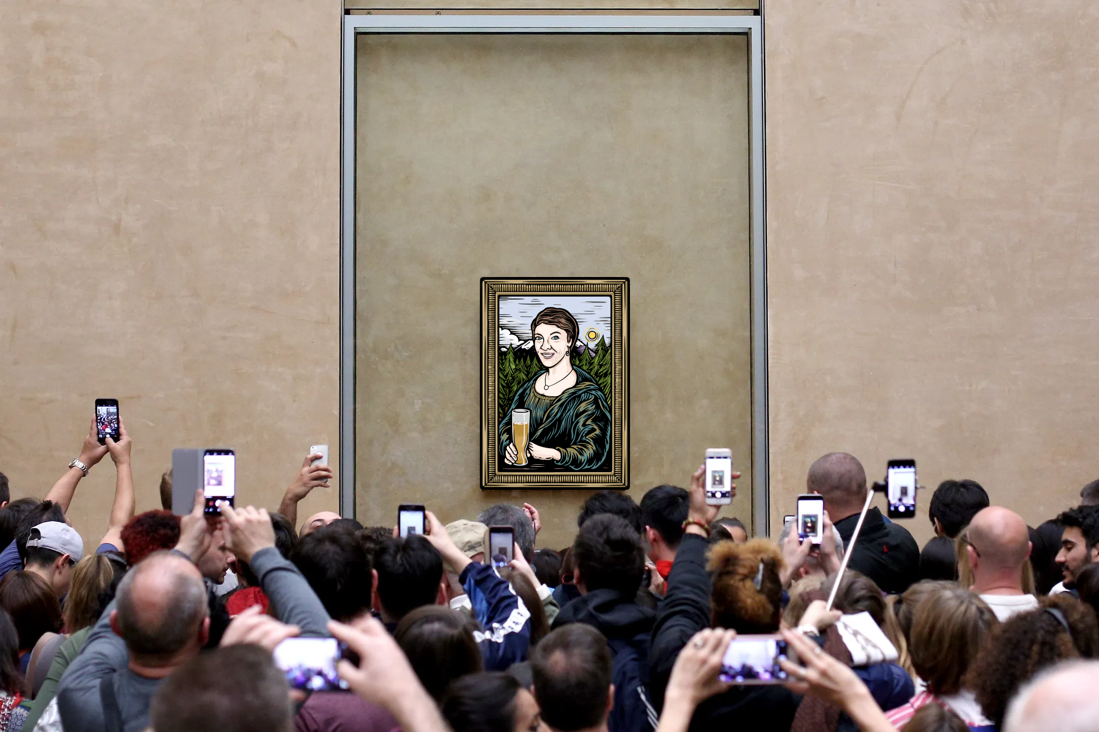 Lady Behind The Glass